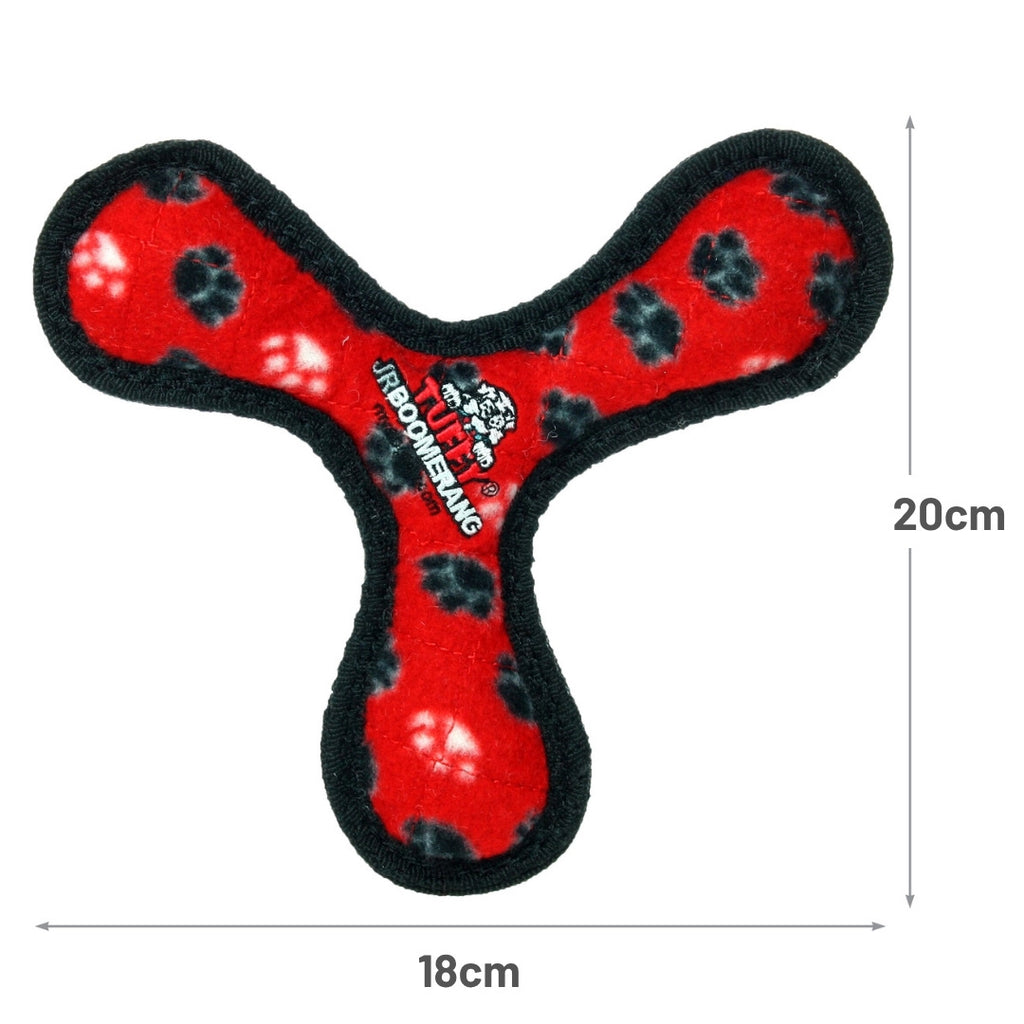 ジュニア　ブーメラン　レッド　肉球柄