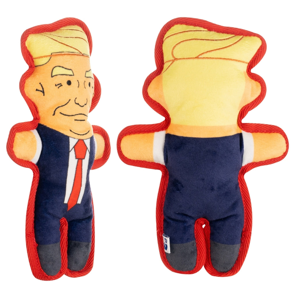 ドナルド・トランプ大統領 ぬいぐるみ トランプ大統領デザインのワンちゃん用のおもちゃ | COCORPET