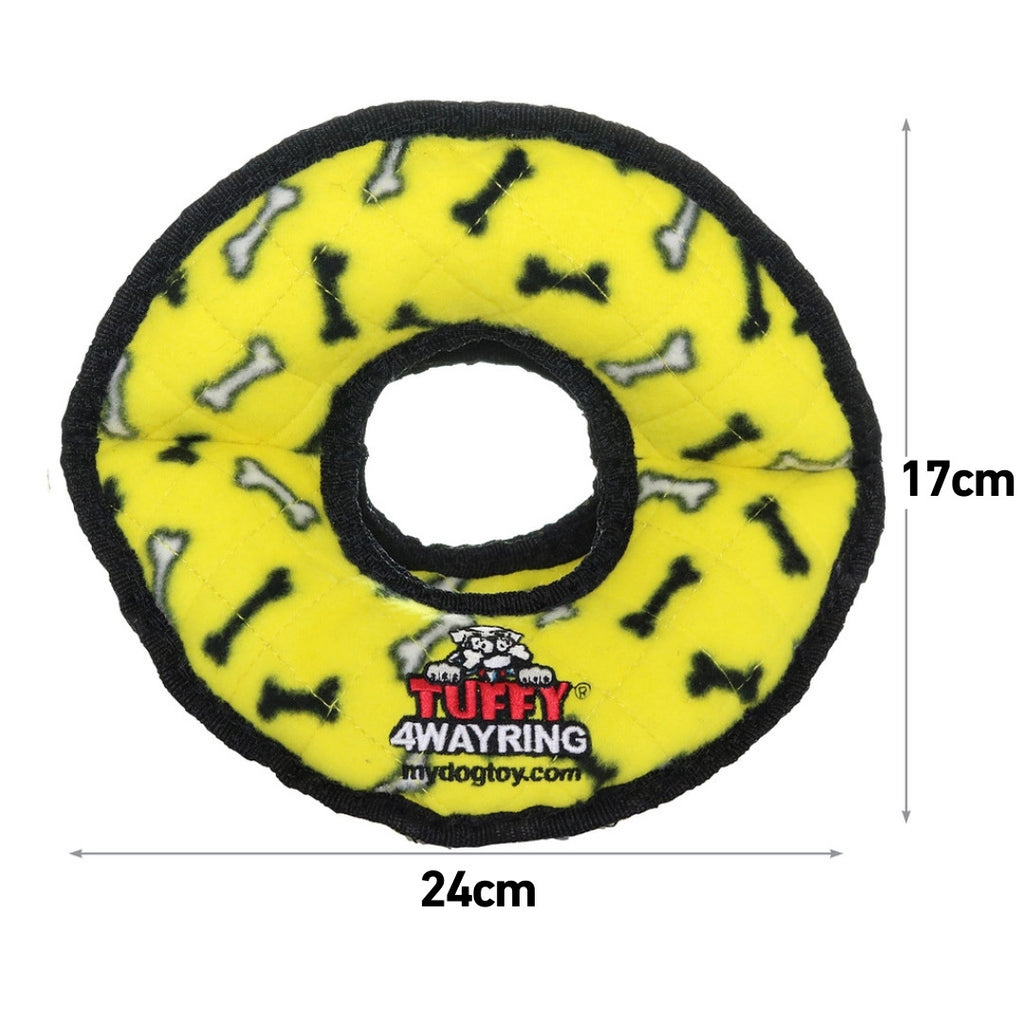 アルティメット　４ウェイリング　イエロー　ボーン柄